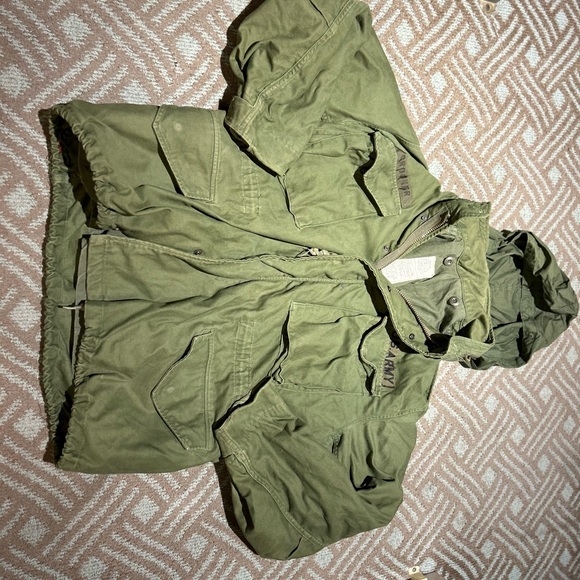 Army, vintage OG 107 cold weather jacket - Picture 5 of 7
